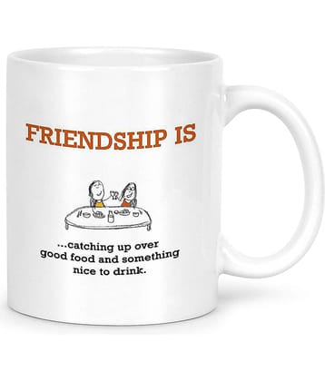 Idream Quote Printed Ceramic Coffee Mug 1 Pcs 330 mL