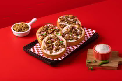 Masala Keema Garlic Bread