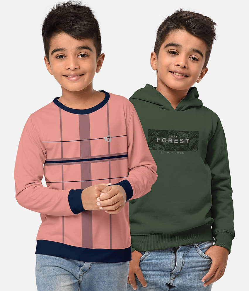 HELLCAT Pack of 2 Boys Cotton Blend T-Shirt ( Multicolor )