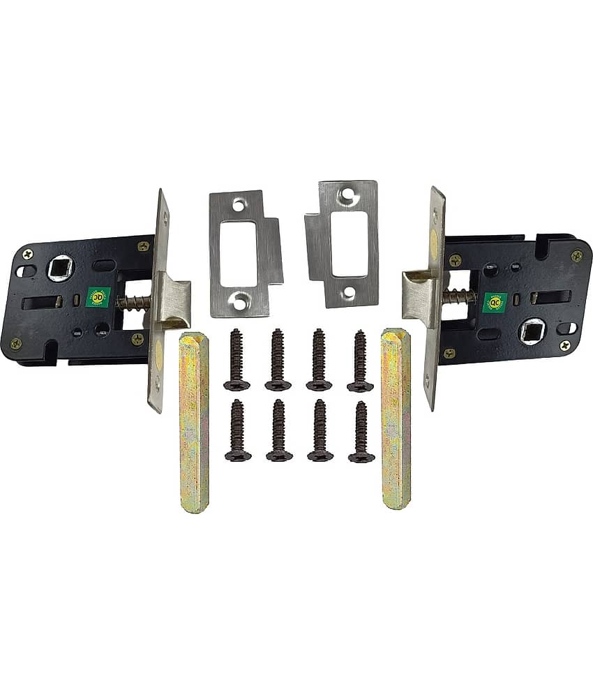 ONMAX Mortise Zinc Bathroom Latch for Bathroom, Store and Bedroom Pack Of 2 Pcs (ZBL)