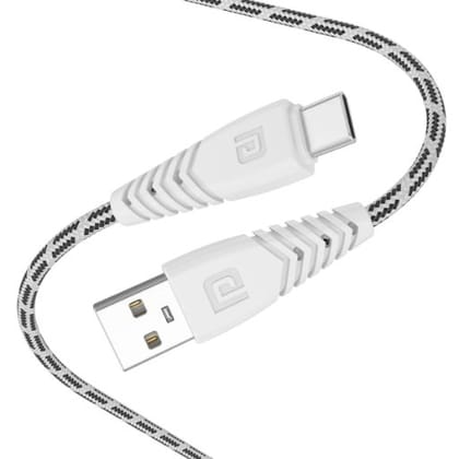 Portronics Konnect Spydr Type C Cable  (White)