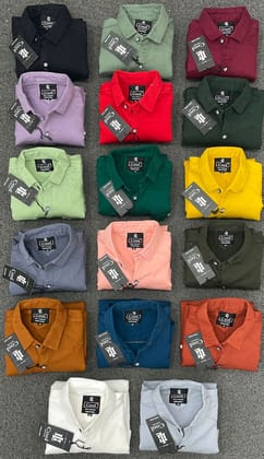 "Cool Fashion" Essential Solid Casual Shir