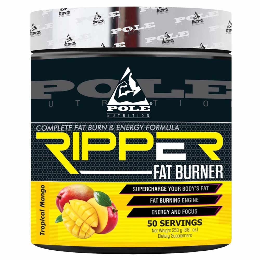 Pole Nutrition Ripper Fat Burner, 50 servings-Tropical Mango