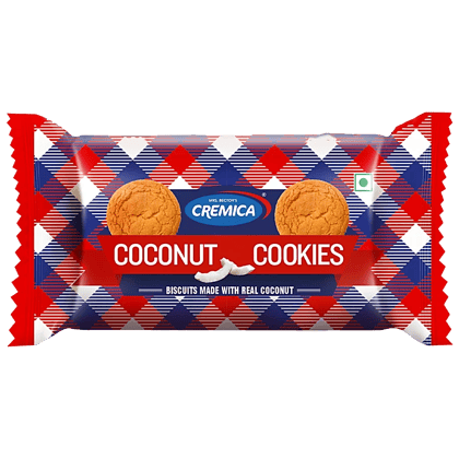 Cremica Coconut Cookies - Made With Real Coconut, 100 G (20% Extra Free)