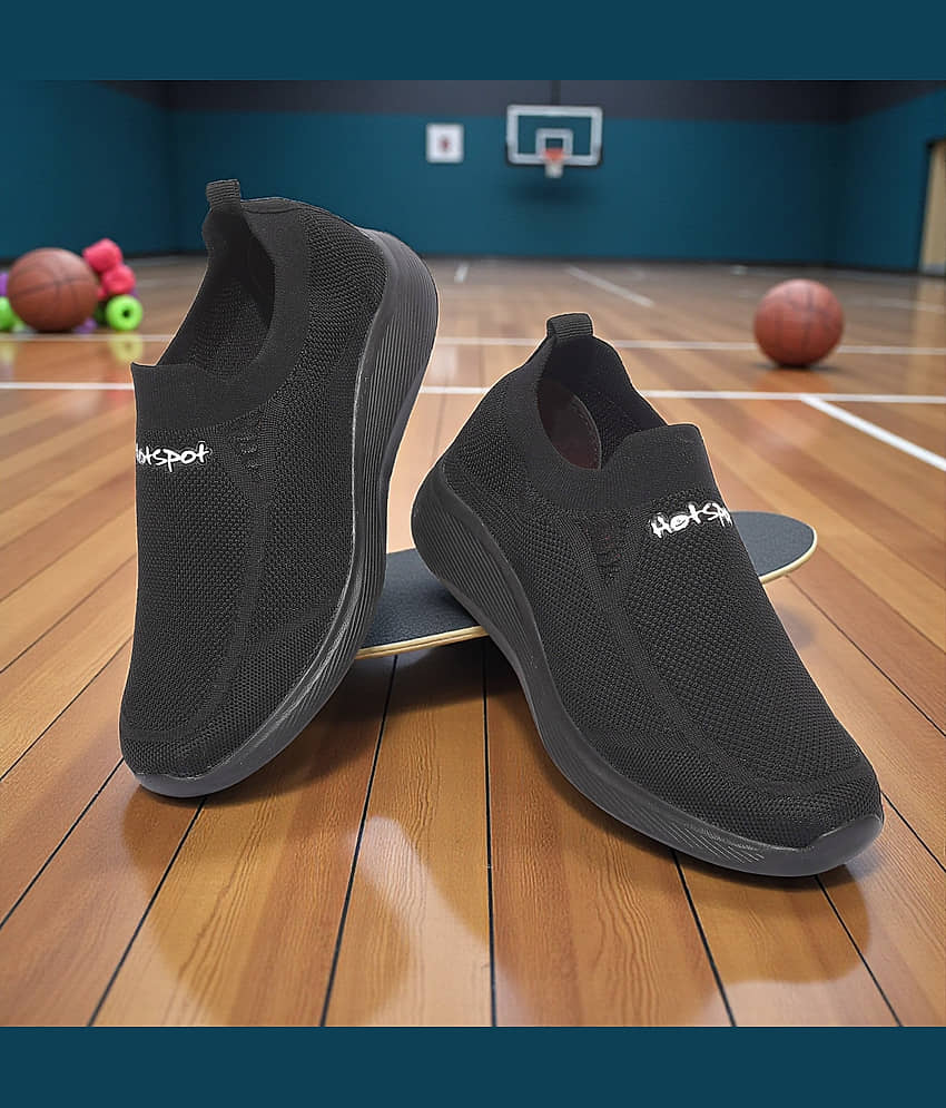 hotstyle Black Men's Sports Running Shoes