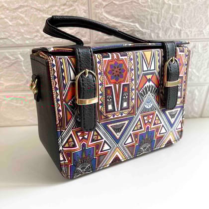 Boho Multicolor Box Bag-1