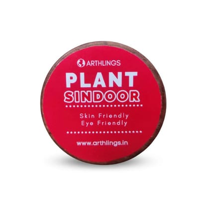 Arthlings Organic Plant-Based Sindoor Natural Chemical-Free Sindoor for Matrimony