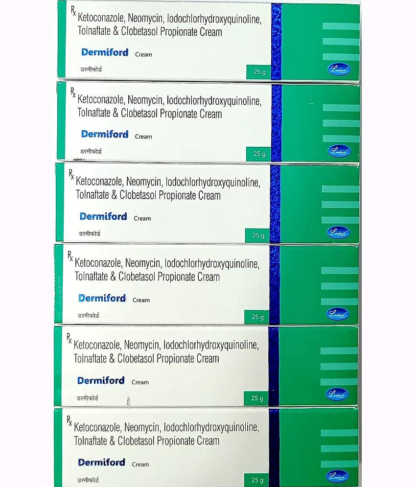DERMIFORD CREAM 25 GM ( PACK OF 6) Day Cream 25 gm Pack of 6