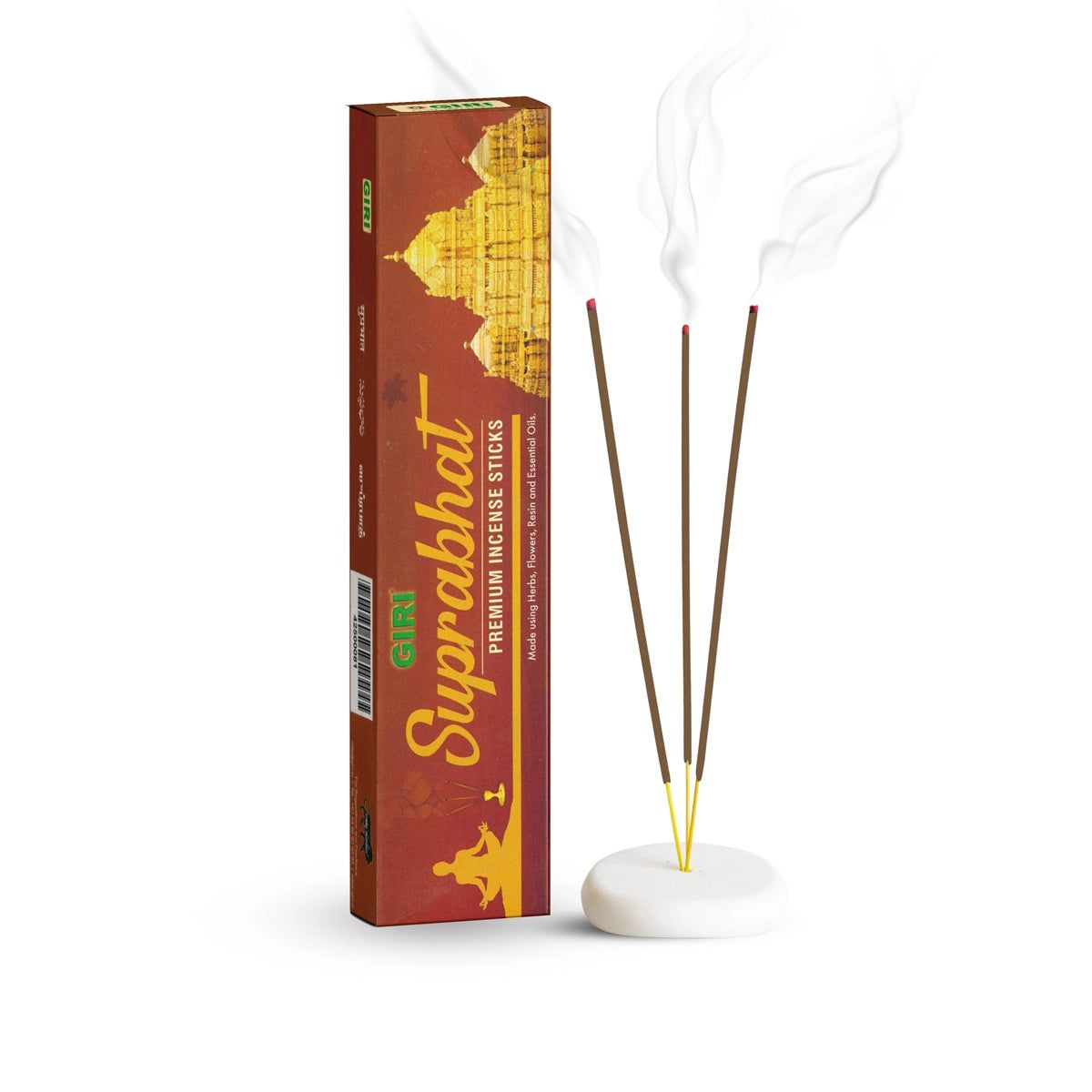 Giri Suprabhat Premium Agarbathi - 50 Gms | Agarbatti  | Incense Sticks for Pooja