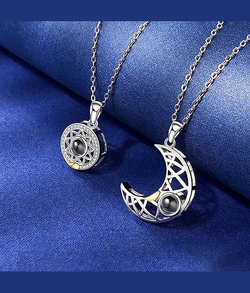 Thrillz Silver Pendant ( Pack of 2 )