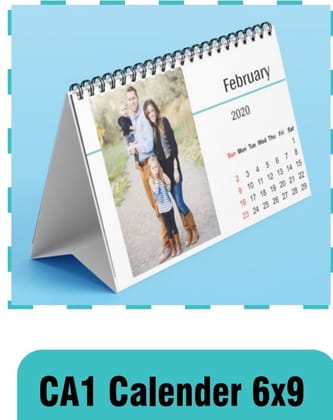 Personalized Photo Print Calendar-CA1 6X9