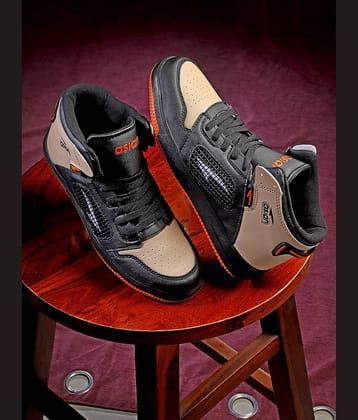 ASIAN CARNIVAL-01 Black Men's Sneakers