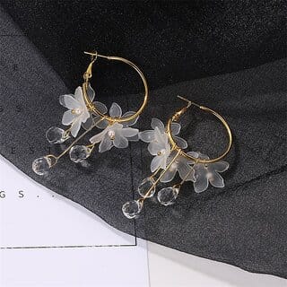 Floral Dangler Earring