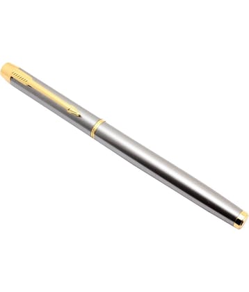 Exclusive Stylish Luoshi 297 Neptune Roller ball Pen Grey With Golden Arrow Clip