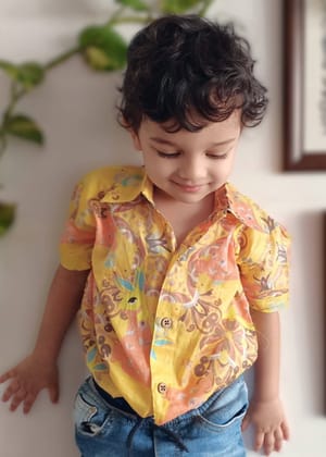 Cotton Malmal Shirt | Funny Bunny-0-6M