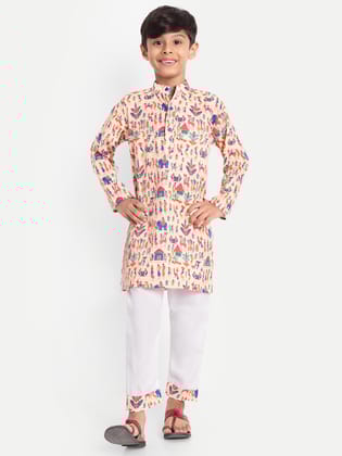 Kurta Pyjama Set _ Multicolor