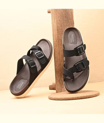Leeport - Brown Men's Floater Sandals