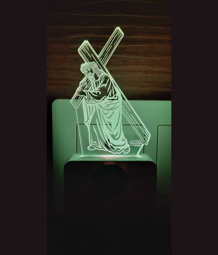 SUPER AJANTA - Multicolor Night Lamp ( Pack of 1 )