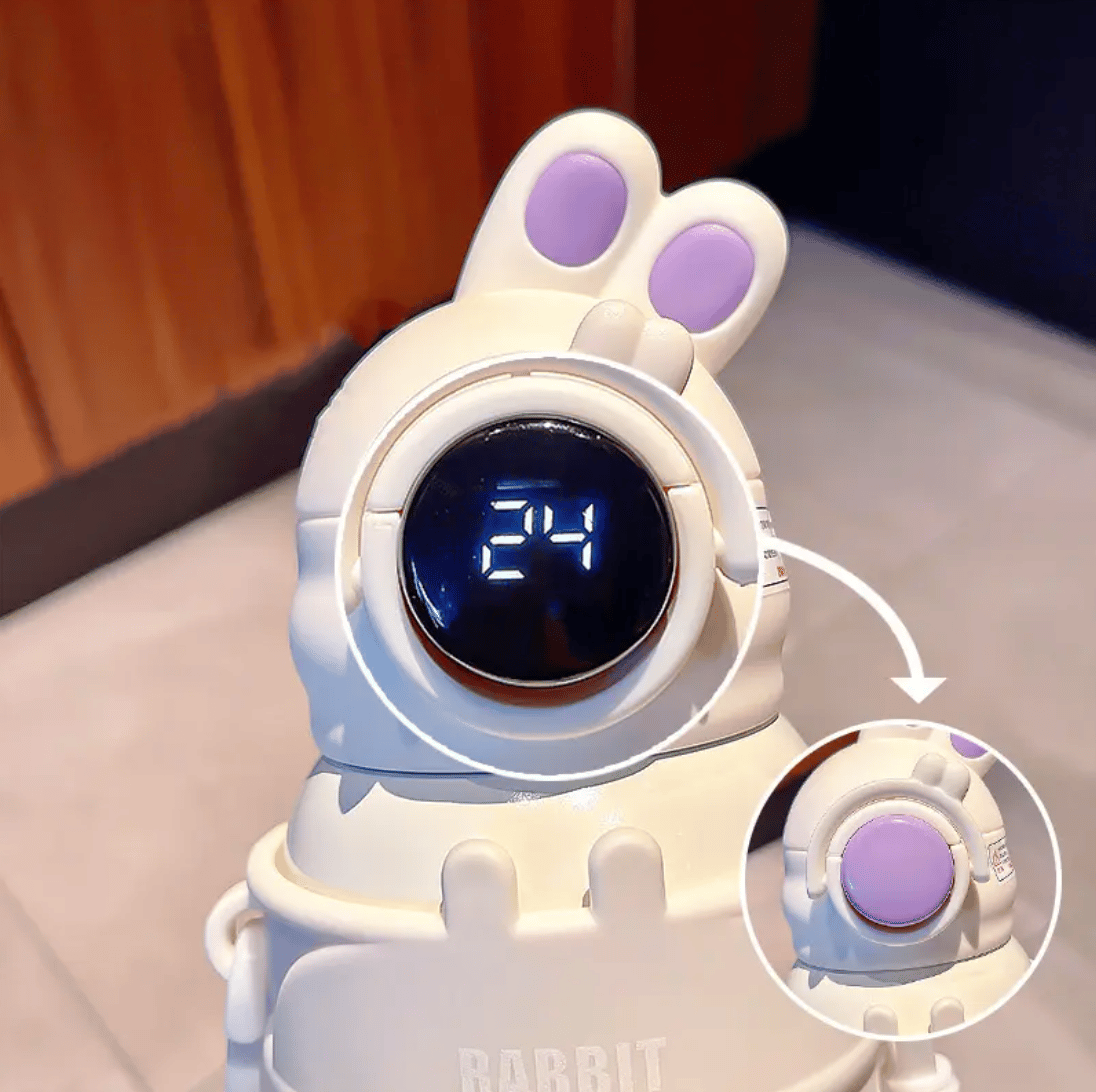 Kids Rabbit Smart Temperature Display Insulated Mugassorted colour