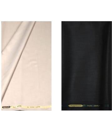 KUNDAN SULZ GWALIOR Multi Poly Viscose Unstitched Pant Pc Pack of 2