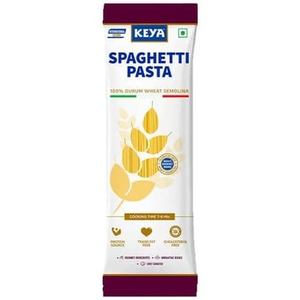 Keya Spaghetti Pasta - 100% Durum Wheat Semolina, 500 gm