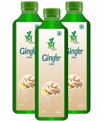 Ginger sugar free Juice Pack of 3 - 1000ml