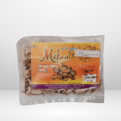Salted Dehydrated Ginger - 100 gm