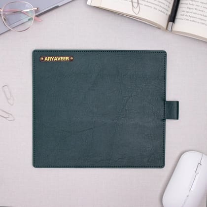 PERSONALISED MOUSE PAD - GREEN-Green