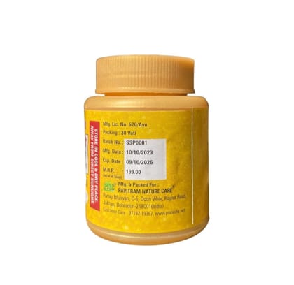 PNC Pavitram Nature Care - Body Pain Relief Vati(120 Tab.)Natural Way Pack Of 4