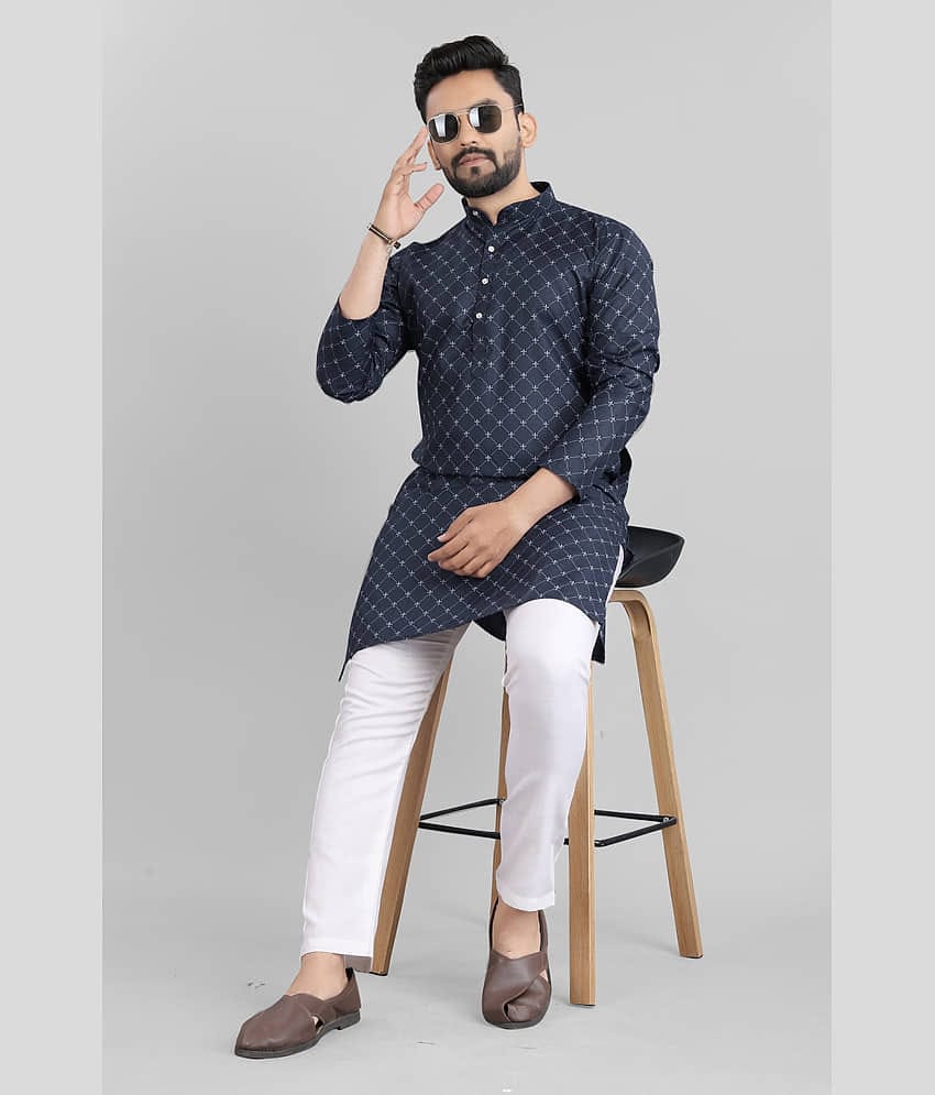 Nofilter Maroon Cotton Blend Regular Fit Men's Kurta Pyjama Set ( Pack of 1 )