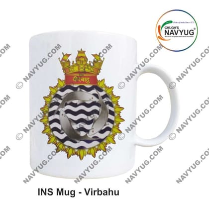 ArmyNavyAir INS Virbahu Mug (350ml) | Premium Ceramic Crest Print | Defence Memorabilia