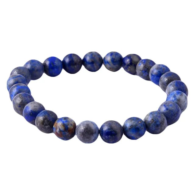 Lapis Lazuli Bracelet Healing and Vastu, Meditation, Protection Stylish Bracelet for Girls/Boys/Women(KI_152)  by Krishna Impex