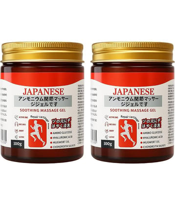 GATIZEN Japanese Instant Pain Relief Massage Gel Gel 100 gm Pack Of 2
