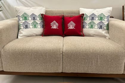 Loinloom Hand Block Printed Cushion Cover Combo Set