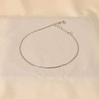 Silver Fancy Anklet (Not in Pair)