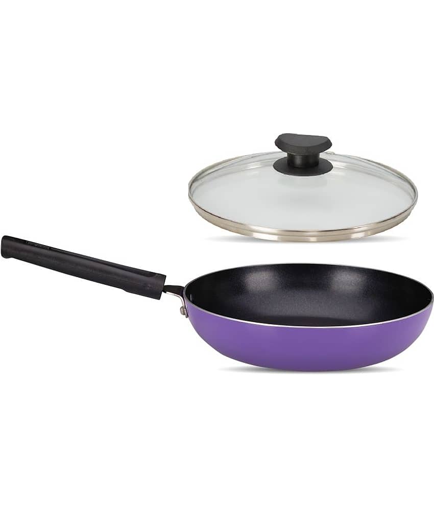 Navrang Cookware - Aluminium Non-Stick Fry Pan 1700 ml ( Pack of 1 )