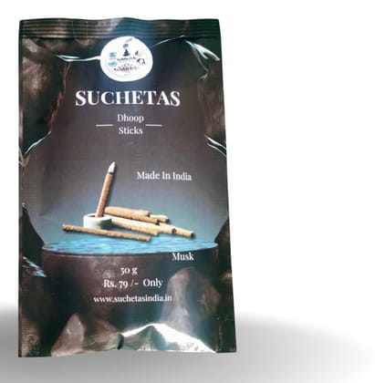SUCHETAS Dhoop Stick Musk  50 G