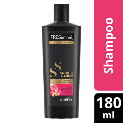 Tresemme Smooth & Shine Pro Collection Shampoo - Vitamin H & Silk Protein, Intense Moisturisation, 180 Ml Tresemme Smooth & Shine Pro Collection Shampoo - Vitamin H & Silk Protein, Intense Moisturisation, 180 Ml