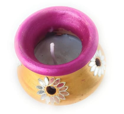 Handmade wax Diya