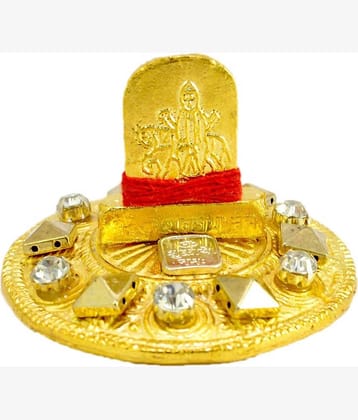 RUDRADIVINE Brass Gold Plated Shukra Yantra