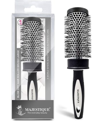 MAJESTIQUE Round Brush For All Hair Types ( Pack of 1 )