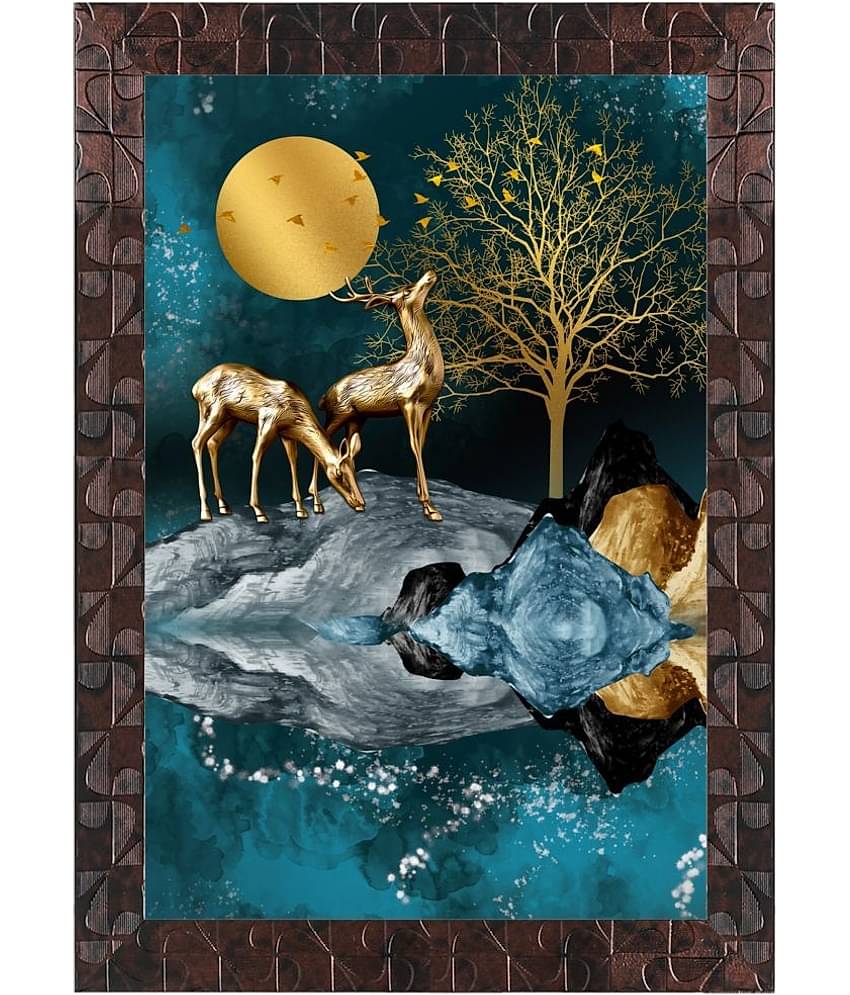 Indianara Animal Painting With Frame