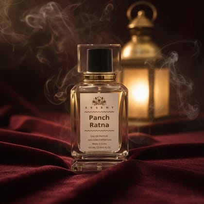 Essent Perfumes Panch Ratna Eau de Parfum (EDP) – Rich Floral Blend Long Lasting Perfume – Unisex Fragrance