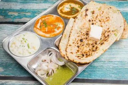 Paneer Naan Thali