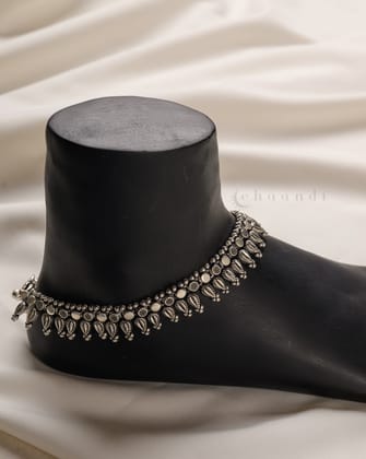Silver Anklets CHA069 (Pair)