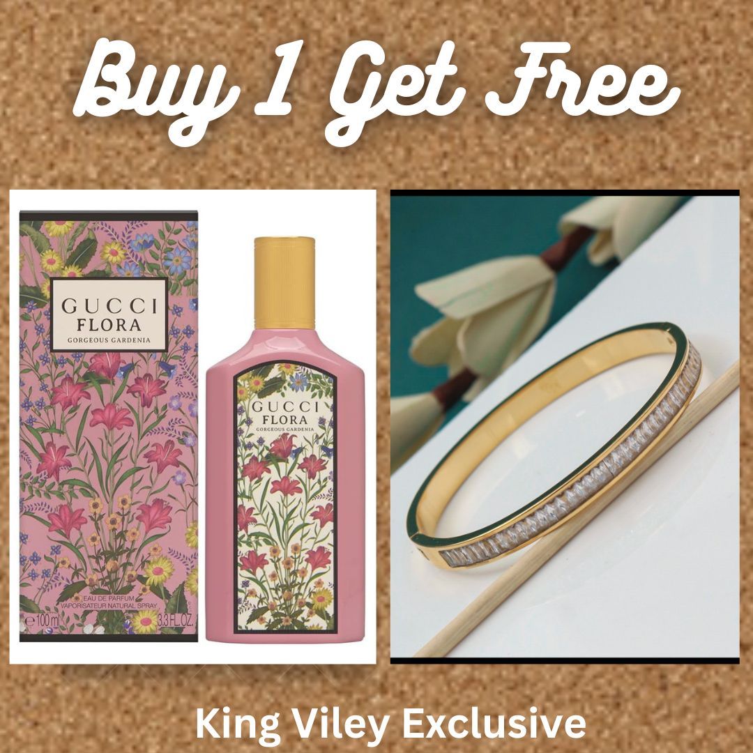 BUY 1 GET 1 Guccii Floraa Eau De Perfume For Unisex (100 ml) And Bracelet