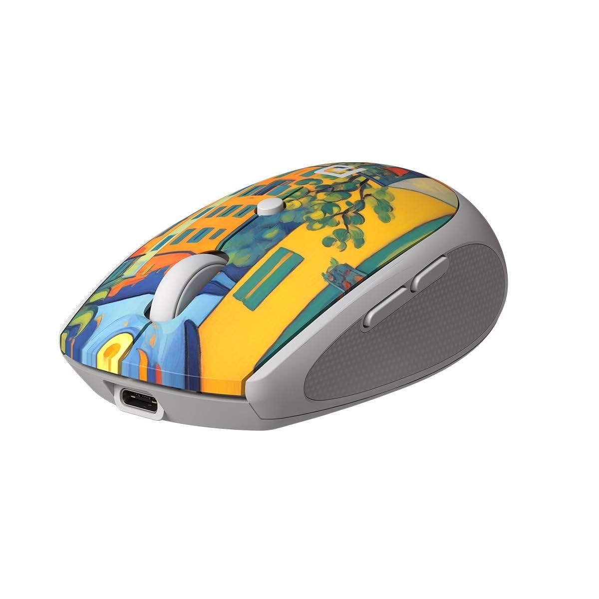 Portronics Toad III Plus Rechargeable Bluetooth Mouse with Bluetooth (White)