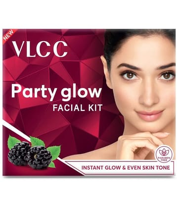 VLCC Party Glow Facial Kit 60 g For Party Ready, Anytime & Anywhere