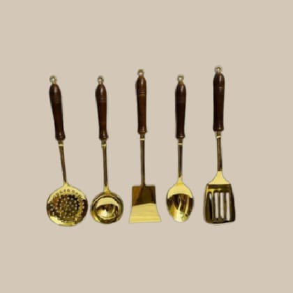 Brass Ladle Set (Karchi) CBLS5