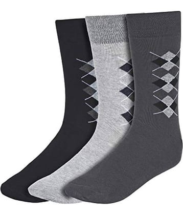 Creature - Cotton Men's Printed Multicolor Full Length Socks ( Pack of 3 )